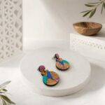 boucles d'oreilles vercle et triangle