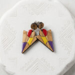 Boucles d'oreilles triangulaires